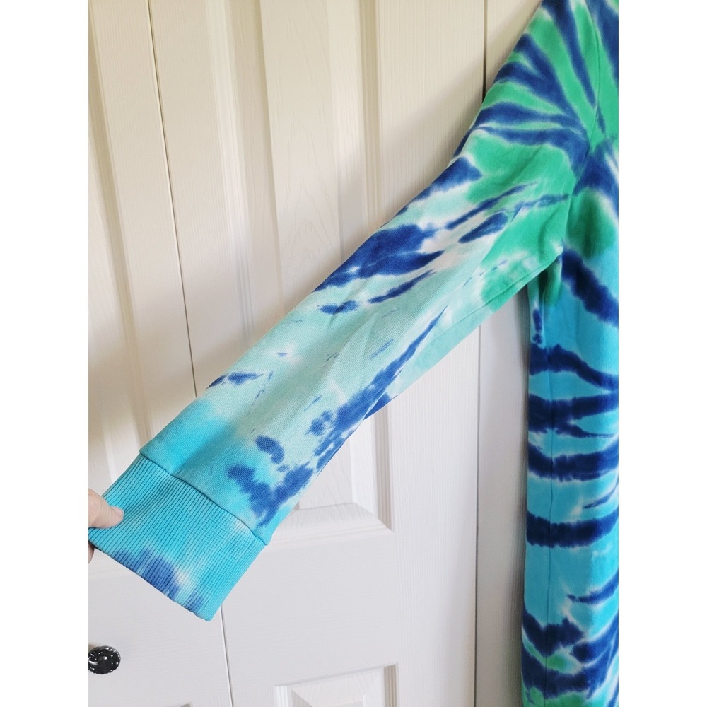 Tommy Hilfiger L Tie Dye Sweatshirt‎ Dress Long Sleeve Casual Comfy Cotton Large - Picture 11 of 12